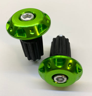 Handlebar End Caps- GREEN For Pūr-Speed Handlebars | P99-111